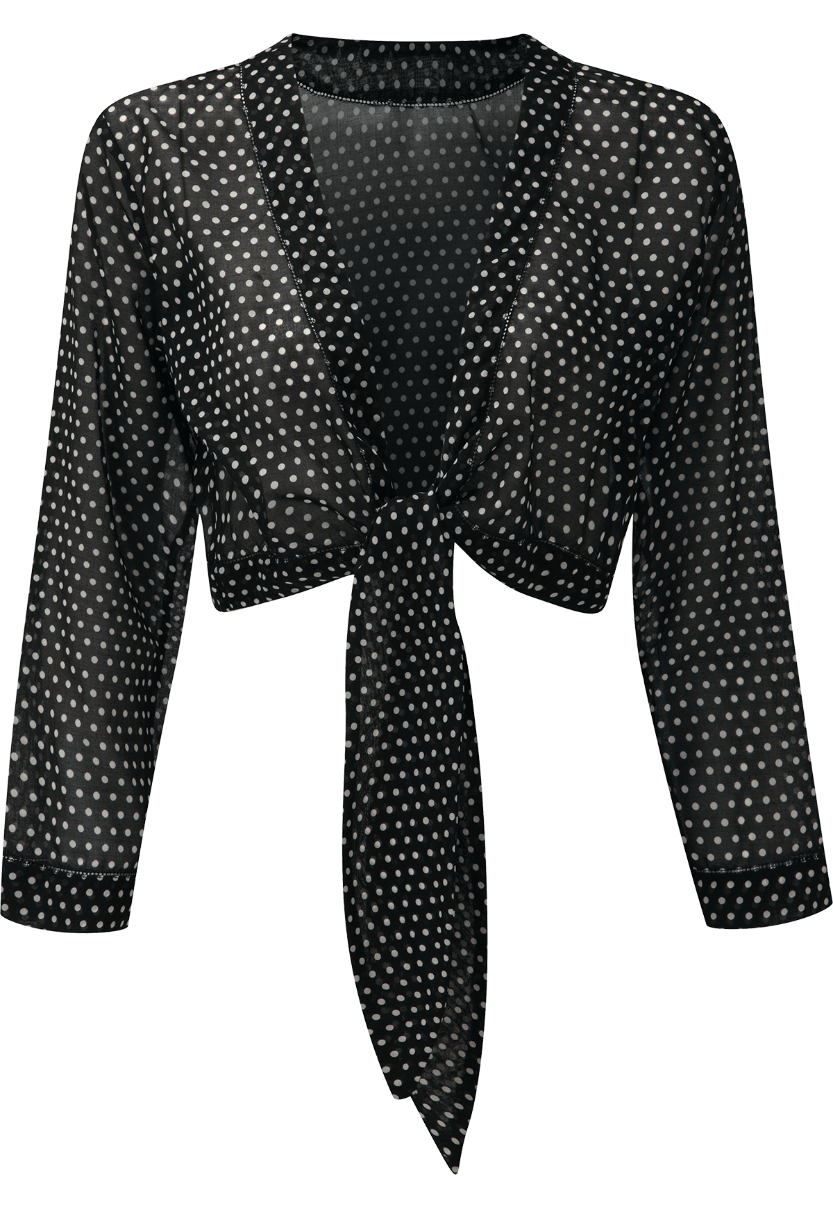 blusa de lunares corbata camisa traje de baño