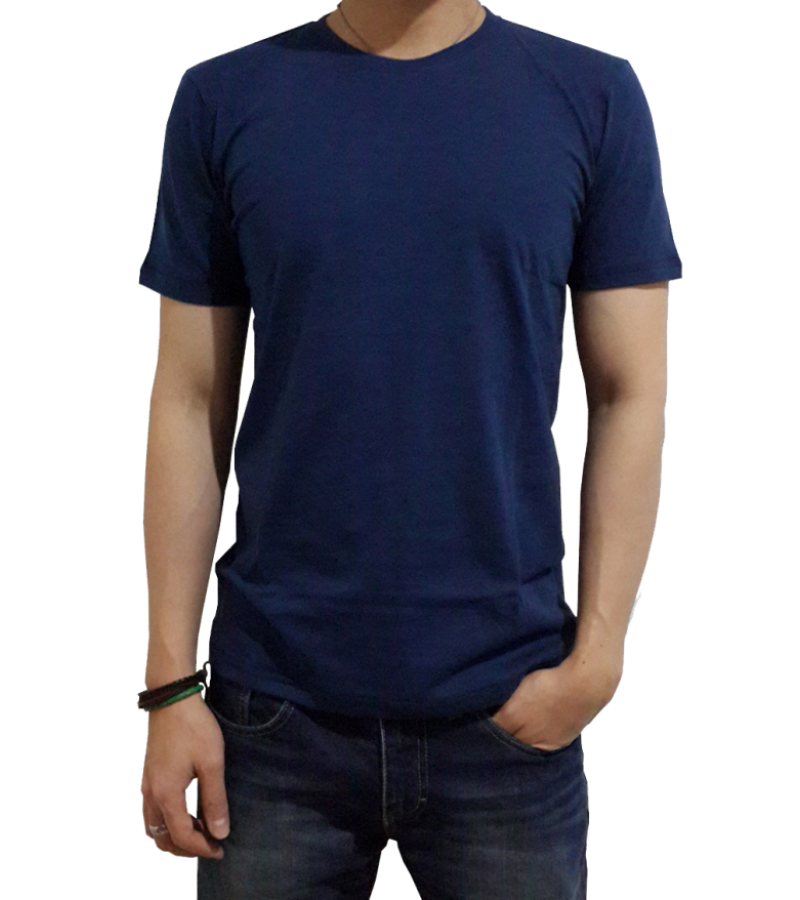 Polo cuello redondo escote