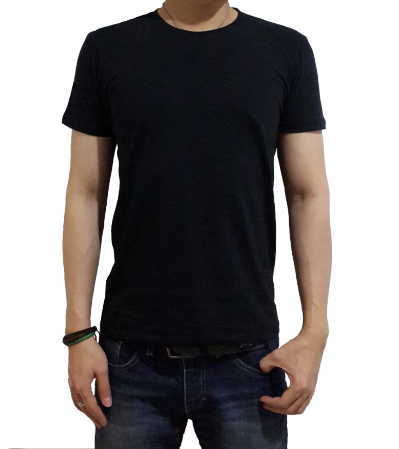 polo cuello redondo escote