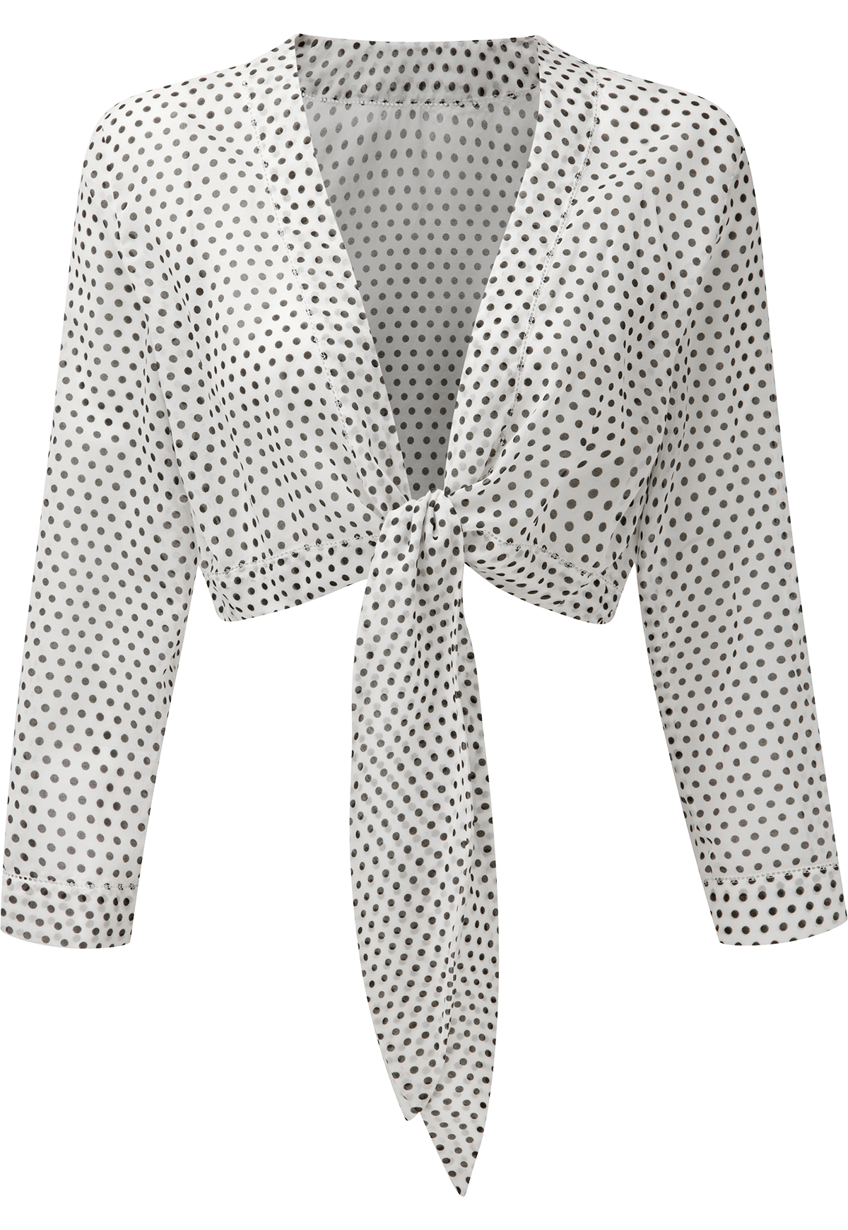 blusa de lunares corbata camisa traje de baño